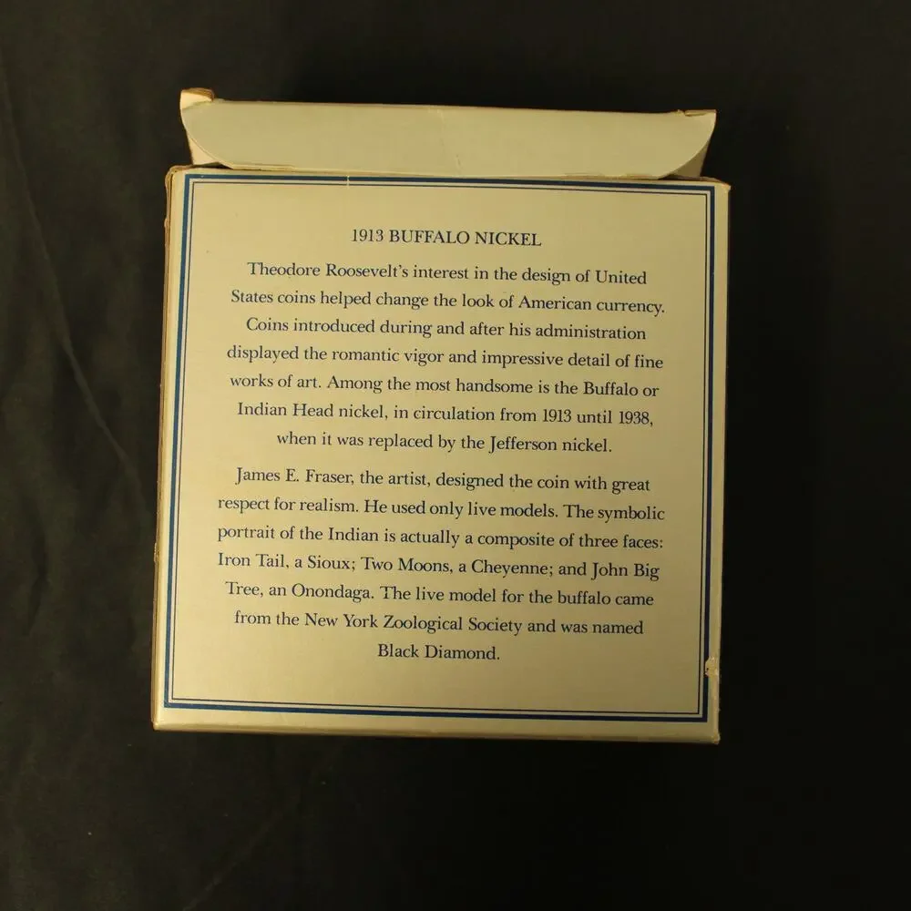 Avon Buffalo Nickel Clint Soap & Dish Liberty Dollar Empty Tribute After Shave